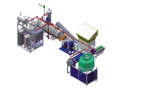 Small and medium sized animal waste rendering plant